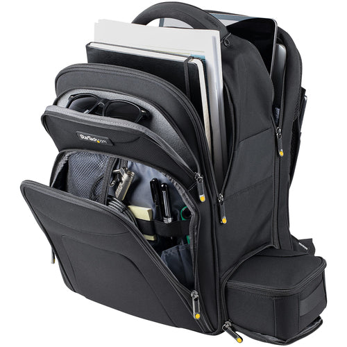 Startech 17.3" Laptop Backpack, Removable Accessory Case, Black, Ltw