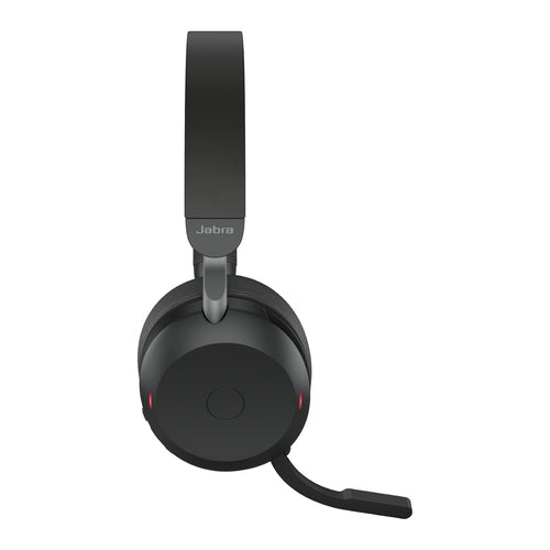 Jabra Wireless Evolve2 75 Uc Stereo Bluetooth Anc Headset W/Charging Stand+Link 390C Bt