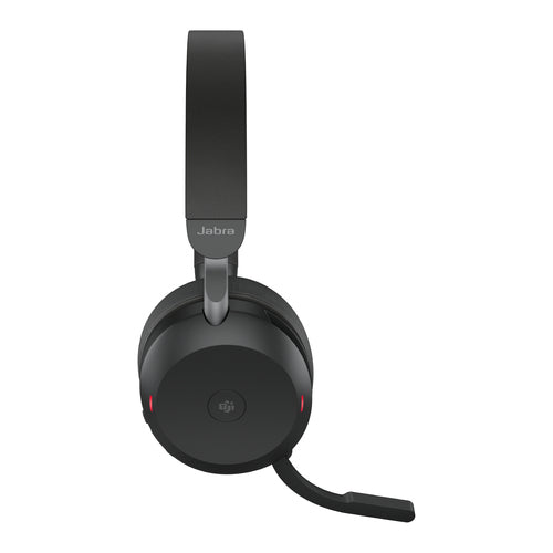 Jabra Wireless Evolve2 75 Ms Stereo Bluetooth Anc Headset W/Charging Stand+Link 390C Bt