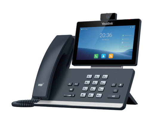 Yealink (Sip-T58W) Ip Phone Withhandset, 7" Touch Screen, Bt, Wifi, 720P Camera, Aos 9.0