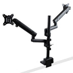 Startech Dual Monitor Arm <32", Full Motion, Vesa, Stackable, Black, 5Yr