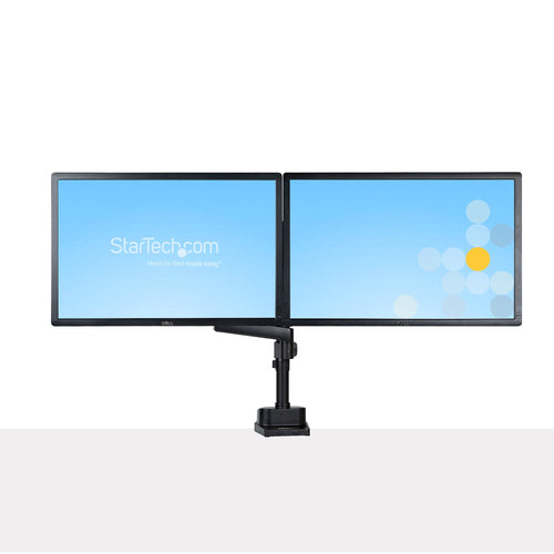 Startech Dual Monitor Arm <32", Full Motion, Vesa, Stackable, Black, 5Yr