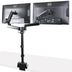 Startech Dual Monitor Arm <32", Full Motion, Vesa, Stackable, Black, 5Yr