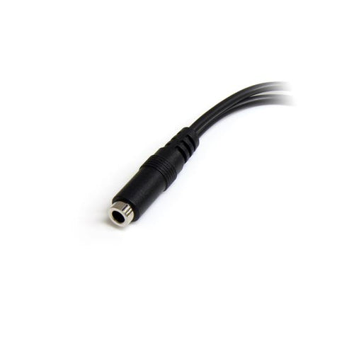 Startech 3.5Mm Stereo Splitter Cable, 4-Position To 2X 3-Position, F To M, Ltw