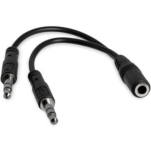 Startech 3.5Mm Stereo Splitter Cable, 4-Position To 2X 3-Position, F To M, Ltw