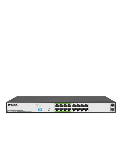 D-Link 18P Gigabit POE Switch With 16 Poe+ Ports (150W) And 2 Sfp Uplinks
