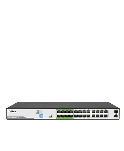 D-Link 26P Gigabit POE Switch With 24 Poe+ Ports (250W) And 2 Sfp Uplinks