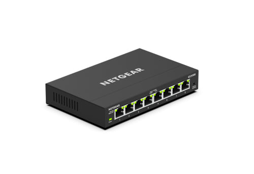 Netgear (Gs308E) 8-Port Web Managed Switch, Gbe+(8), 5Yr