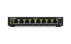 Netgear (Gs308E) 8-Port Web Managed Switch, Gbe+(8), 5Yr