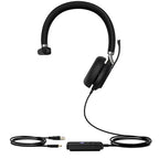 Yealink Wired (Uh38) Ms Mono Headset,Noise Cancelling Mic,Leather,Bluetooth & Usb-A