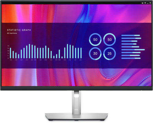 Dell Pro P 27″ Monitor, QHD, IPS, USB-C Hub, Webcam