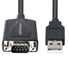 Startech 3Ft (1M) USB To Serial Cable With Com Port Retention, Db9 Male Rs232 To USB Conve