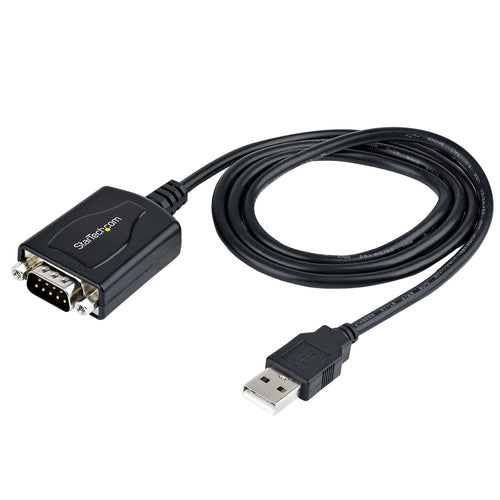 Startech 3Ft (1M) USB To Serial Cable With Com Port Retention, Db9 Male Rs232 To USB Conve