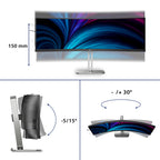 Philips 49" (32:9) Curve Monitor, 5K Va, Hdmi(2), Dp, Usb(4), Usb-C, Lan, Kvm, 4Yr
