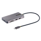 StarTech USB-C Multiport Adapter, 4K Dual HDMI, 5Gbps USB Hub, 100W Pd 3 Yr