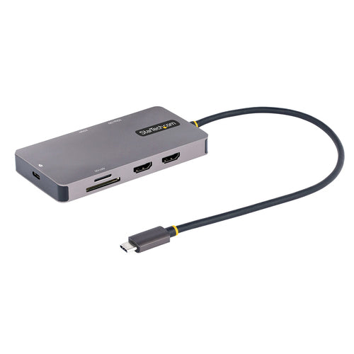 Startech Usb-C Multiport Adapter, 4K Dual Hdmi, 5Gbps USB Hub, 100W Pd 3 Yr
