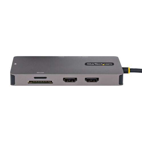 Startech Usb-C Multiport Adapter, 4K Dual Hdmi, 5Gbps USB Hub, 100W Pd 3 Yr