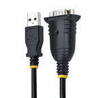 Startech 1 Port USB To Rs232 Db9 Serial Adapter Cable - M/M - 3Ft