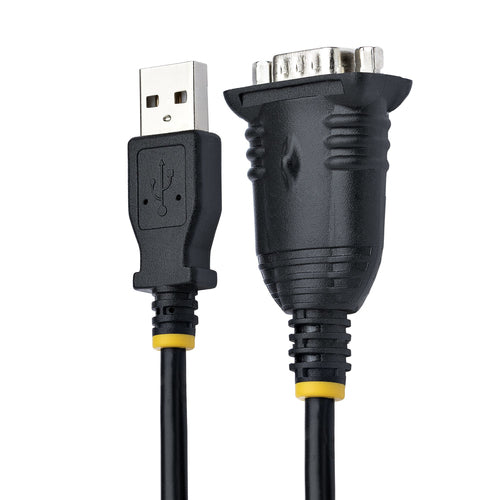 Startech 1 Port USB To Rs232 Db9 Serial Adapter Cable - M/M - 3Ft