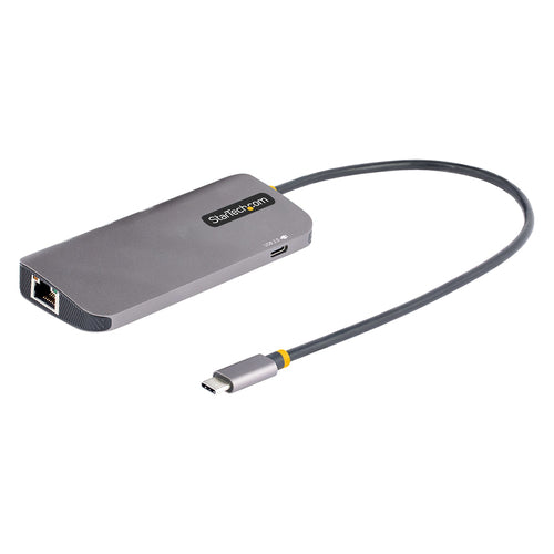 Startech 0.3M Usb-C Multiport Adapter, 100W, Usb(3), 4K Hdmi(1), Rj45(1), Sd/Microsd, 3Yr