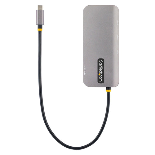 Startech 0.3M Usb-C Multiport Adapter, 100W, Usb(3), 4K Hdmi(1), Rj45(1), Sd/Microsd, 3Yr