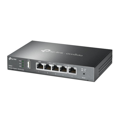 Tp-Link Omada Gigabit Vpn Router, Cloud Sdn, Gbe Wan(1), Lan/Wan(2), 5Yr