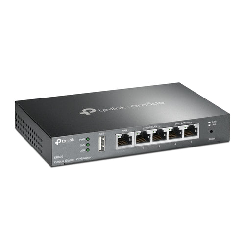Tp-Link Omada Gigabit Vpn Router, Cloud Sdn, Gbe Wan(1), Lan/Wan(2), 5Yr