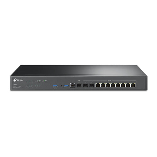 Tp-Link Omada 10G Vpn Router, 10Ge Sfp+ Wan(1), Lan/Wan(1), Gbe Sfp(1), Lan/Wan(8), 5Y