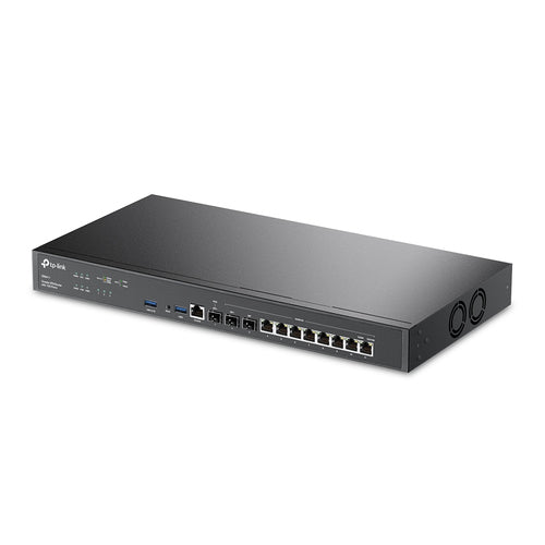 Tp-Link Omada 10G Vpn Router, 10Ge Sfp+ Wan(1), Lan/Wan(1), Gbe Sfp(1), Lan/Wan(8), 5Y