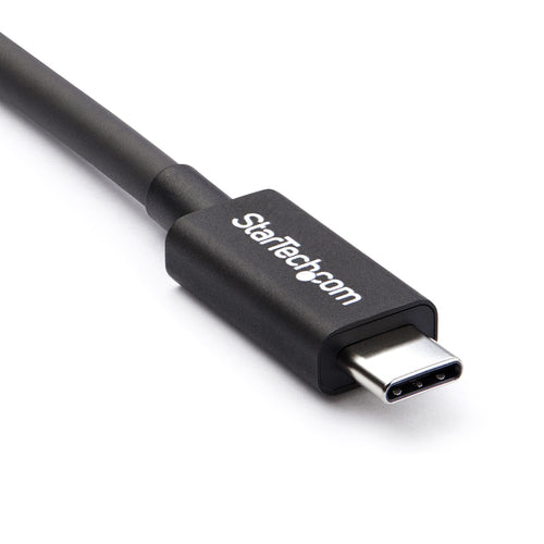 Startech 0.5M T/Bolt3 Cable, 40Gbps, 100W Pd, Black, 2Yr
