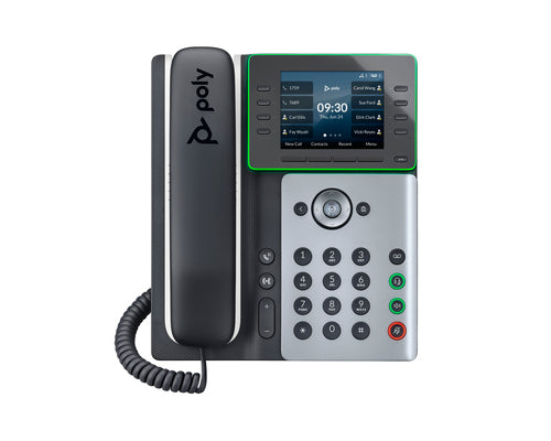 HP Poly Edge E300 Ip Phone, Noiseblock Ai And Acoustic Fence, Usb-C, No Bluetooth/Wfi