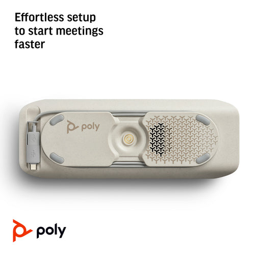 HP Poly Sync 40 Ms Smart Speakerphone,Bluetooth + Usb-A + Usb- C (Ms Certified)
