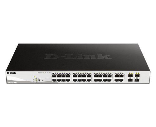 D-Link 28P Gigabit Websmart POE Switch 28 Rj45 (24 POE - 193W) With 4 Combo Sfp Ports