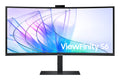 Samsung 34" Curve (21:9) Wqhd Va Monitor, Dp, Hdmi, Usb-C, Usb(2), Lan, Kvm, Webcam, 3Yr