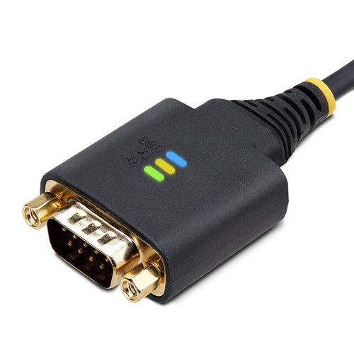Startech 2Ft (60Cm) 2-Port USB To Serial Adapter Cable, Interchangeable Db9 Screws/Nuts, C