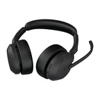 Jabra Wireless Evolve2 55 Ms Stereo Bluetooth Anc Headset W/Charging Stand, Link390C,Usb-C