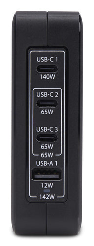 Startech 140W 3 X USB C 1X USB A Gan Wall Charger Int