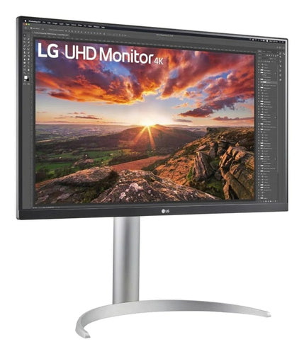 LG 27" (16:9) Uhd Ips Led, Hdmi(2), Dp, Usb-C (90W), H/Adj, Spkr, Tilt, Vesa, 3Yr