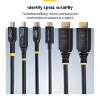 Startech 1M (3.3Ft) Certified Ultra High Speed HDMI 2.1 Cable, 8K60Hz, Ltw