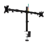 Kensington Dual Monitor Desk Mount, Up To 32" & 8Kg, Vesa 75X75, 100X100 - Black