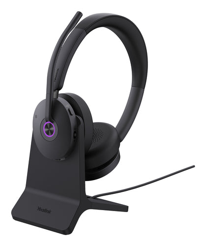 Yealink Wireless (Bh74) Ms Stereo Bt Anc Headset, Chargestand, Bt51, Black, C To A Adapter