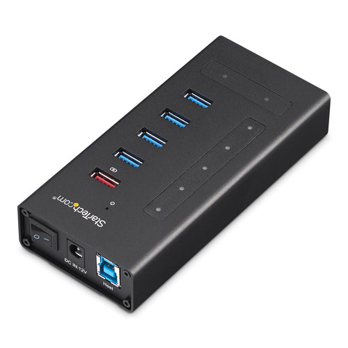 Startech 7 Port Usb-C Hub, Usb-C(2), Usb(5), Rugged, Mount, Dc, 2Yr