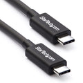 Startech 0.5M T/Bolt3 Cable, 40Gbps, 100W Pd, Black, 2Yr