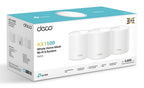 Tp-Link Deco Ax1500 Mesh Wi-Fi 6 Dual-Band System, Gbe(2), 3-Pack, 3Yr