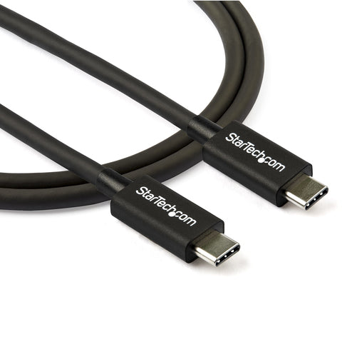 Startech 0.8M Tb3 Cable, 40Gbps, 100W, 4K/5K, 2Yr