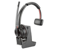 HP Poly Savi S8210 Oth Wireless Uc Mono Dect Headset,D200 Dongle,Pc, Usb-A