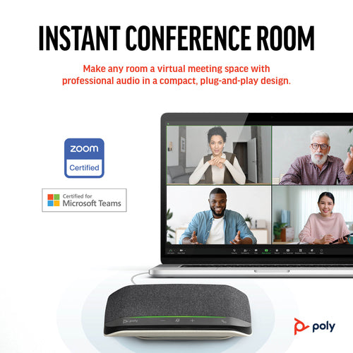 HP Poly Sync 10 Uc Wired Speakerphone Usb-A & Usb-C