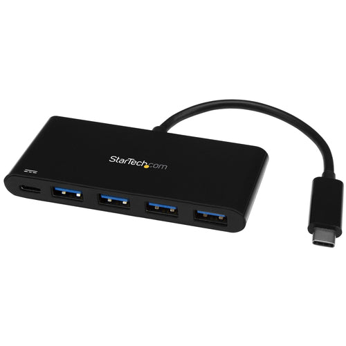 Startech 4 Port Usb-C Hub, Usb(4), 60W Pd, 2Yr