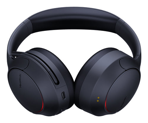 Yealink Wireless (Bh78) Ste Reo Bt Anc Headset W/Chargestand,Bt51,Black,C To A Adapter