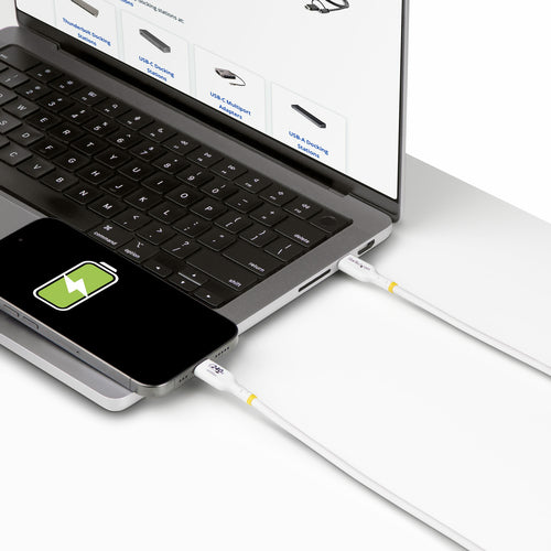 Startech 6.6Ft (2M) Usb-C Charging Cable, Charge & Sync, 240W (5A) Pd Epr, USB 2.0 Laptop